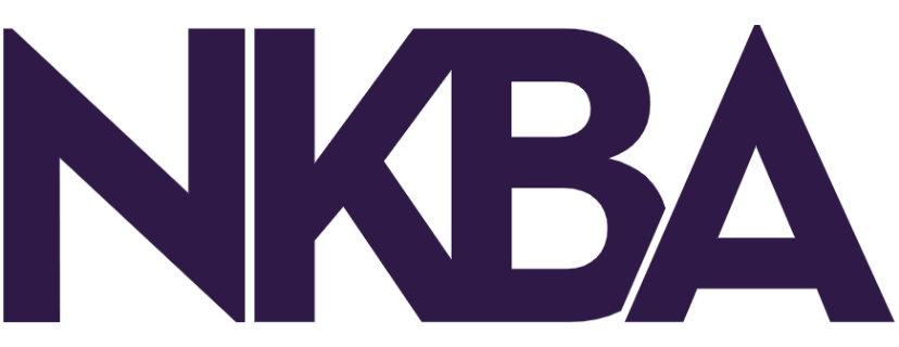Bold, dark purple letters forming the acronym NKBA on a transparent background.