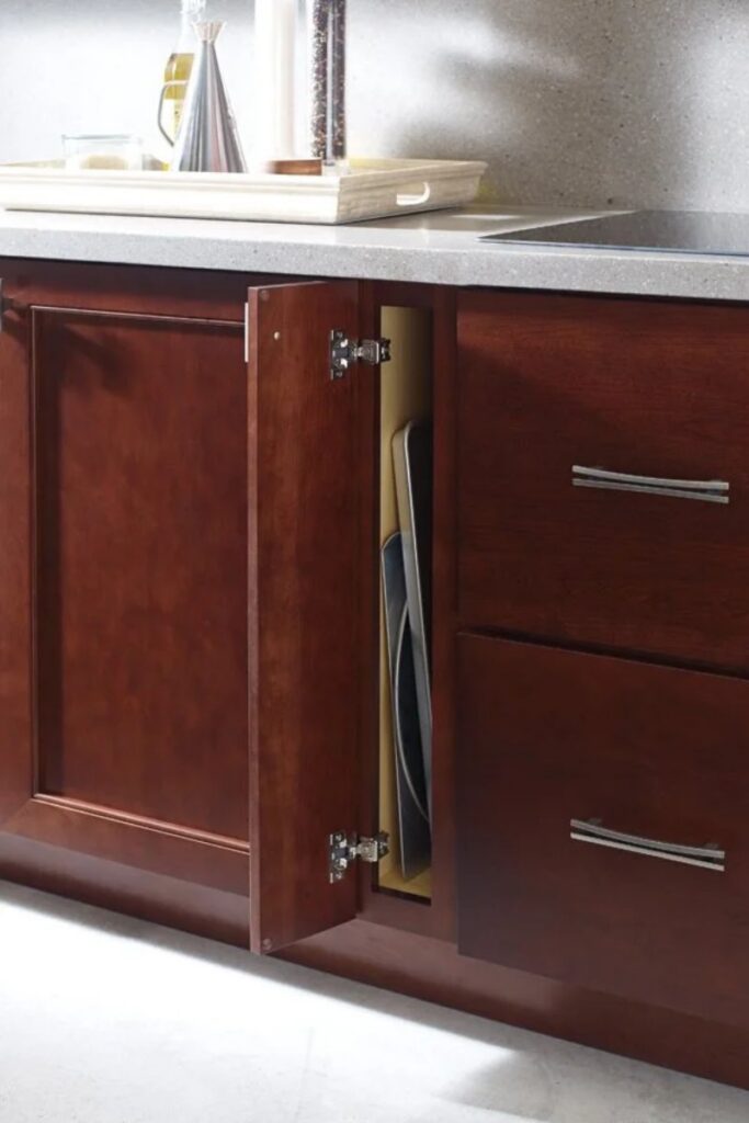 6+Wide+Full+Height+Single+Door+Base+Cabinet+Diamond+Distinction+Premium+Accessories