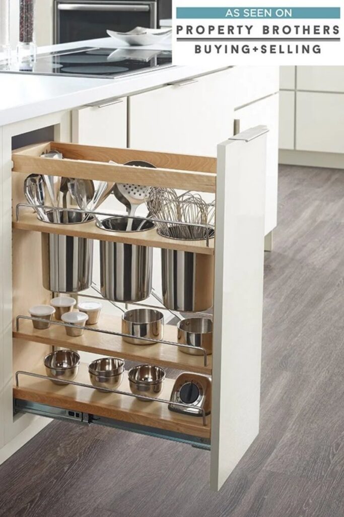 Base+Utensil+Pantry+Pull-out+Cabinet+Diamond+Distinction+Premium+Accessories