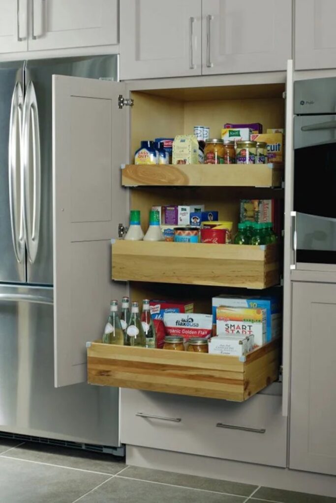 Deep+Roll+Trays+in+Pantry+Top+Unit+Diamond+Distinction+Premium+Accessories