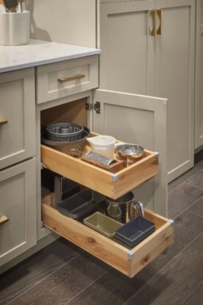 Diamond+Distinction+Simple+Accessories+Base+Cabinet+with+Roll+Trays