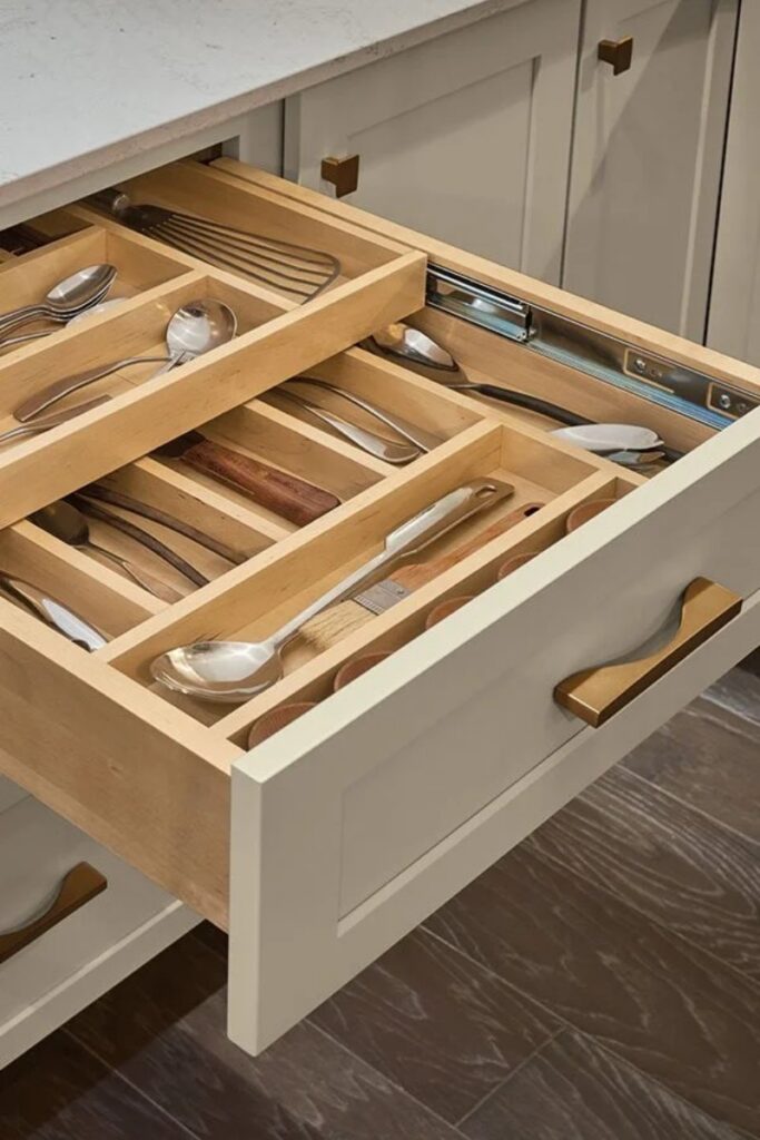 Solid+Wood+Tiered+Cutlery+Divider+Diamond+Distinction+Premium+Accessories